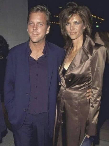 Kelly Winn with her ex-husband Kiefer Sutherland.